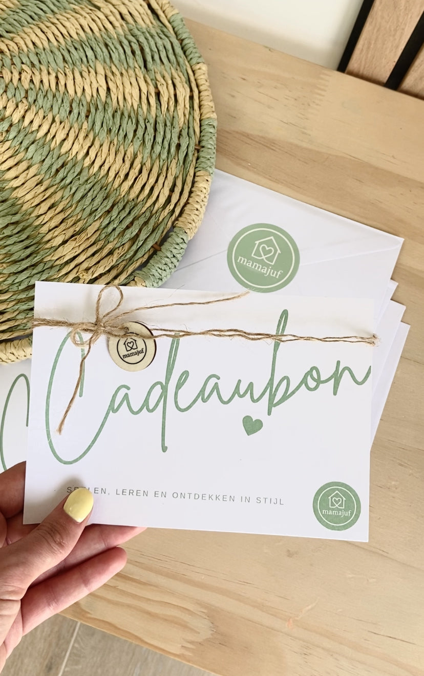 Mamajuf cadeaubon