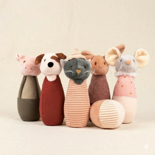 Kegelspel dierenvrienden - Egmont Toys