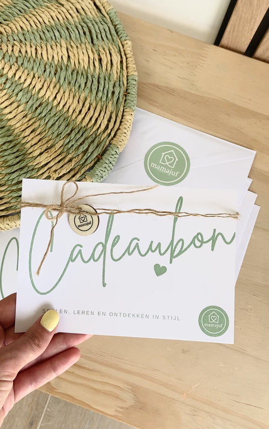 Mamajuf cadeaubon