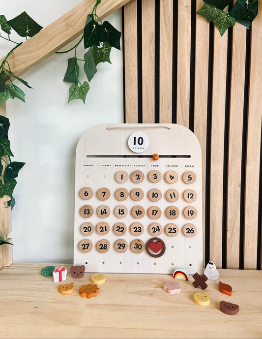 Houten kalender