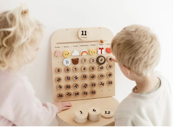 Houten kalender